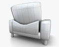 Ekornes Space  Low-Back Armchair 3d model