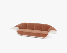 Essential Home Klaude Sofa Naked Peach 3D-Modell