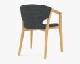 Ethimo Knit Chaise de salle à manger Modèle 3d