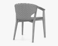 Ethimo Knit Dining armchair 3d model