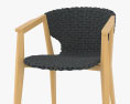 Ethimo Knit Dining armchair 3d model
