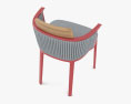 Ethimo Nicolette 식탁 의자 3D 모델 