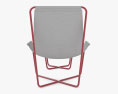 Ethimo Sling 의자 With Footstool 3D 모델 