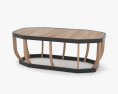 Ethimo Swing Table Basse Modèle 3d