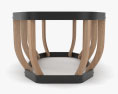 Ethimo Swing Table Basse Modèle 3d