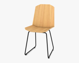 Ethnicraft Oak Facette Chair 3D model