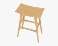 Ethnicraft Osso Барний стілець 3D модель
