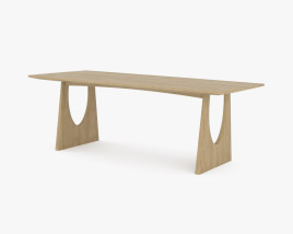 Ethnicraft Oak Geometric Table à Manger Modèle 3D