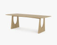 Ethnicraft Oak Geometric Dining table 3d model