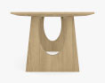 Ethnicraft Oak Geometric Dining table 3d model