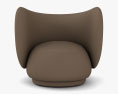 Ferm Living Rico Lounge chair 3d model
