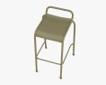 Fermob Luxembourg Барний стілець 3D модель
