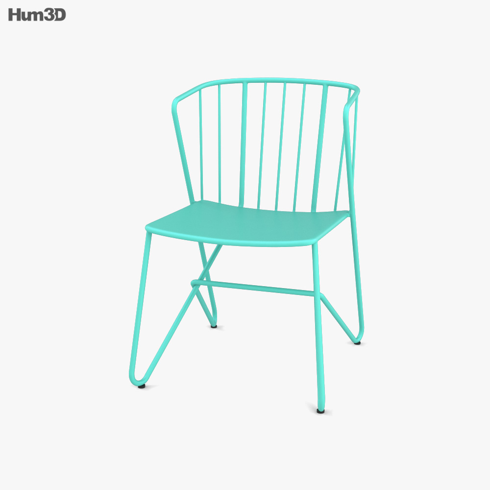 Fermob Flower Chair 3D model