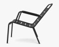Fermob Luxembourg Low 肘掛け椅子 3Dモデル