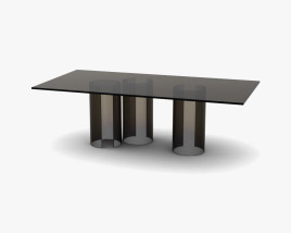 Fiam Luxor Glass table 3D model