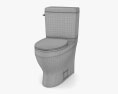 Fine Fixtures Modern Two Piece toilet 3D 모델 