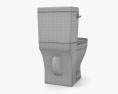 Fine Fixtures Modern Two Piece toilet 3D-Modell