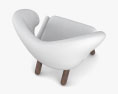Finn Juhl Pelican Chair 3d model
