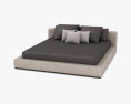 Flexform Groundpiece Ліжко 3D модель