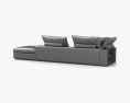 Flexform Groundpiece Sofa 3D-Modell