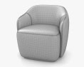 Fogia Barba 扶手椅 3D模型