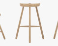 Form And Refine Shoemaker Chair Number 78 Oak 3d model