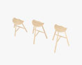 Form And Refine Shoemaker Cadeira Number 78 White Oiled Oak Modelo 3d
