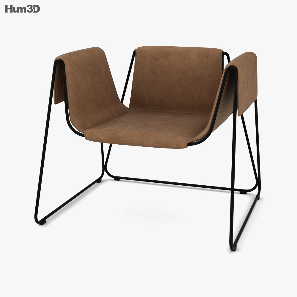 Frag Stefania Andorlini Arche Lounge chair 3D model