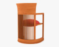 Frank Lloyd Wright Barrel Chaise Modèle 3d