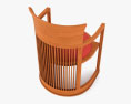 Frank Lloyd Wright Barrel チェア 3Dモデル
