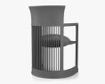 Frank Lloyd Wright Barrel 椅子 3D模型