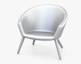 Fredericia Ditzel Lounge chair 3d model