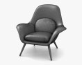 Fredericia Swoon лаунж крісло 3D модель