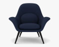 Fredericia Swoon лаунж кресло 3D модель