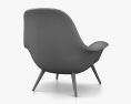 Fredericia Swoon Lounge armchair Modelo 3d