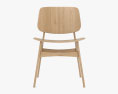 Fredericia Soborg Chair 3d model