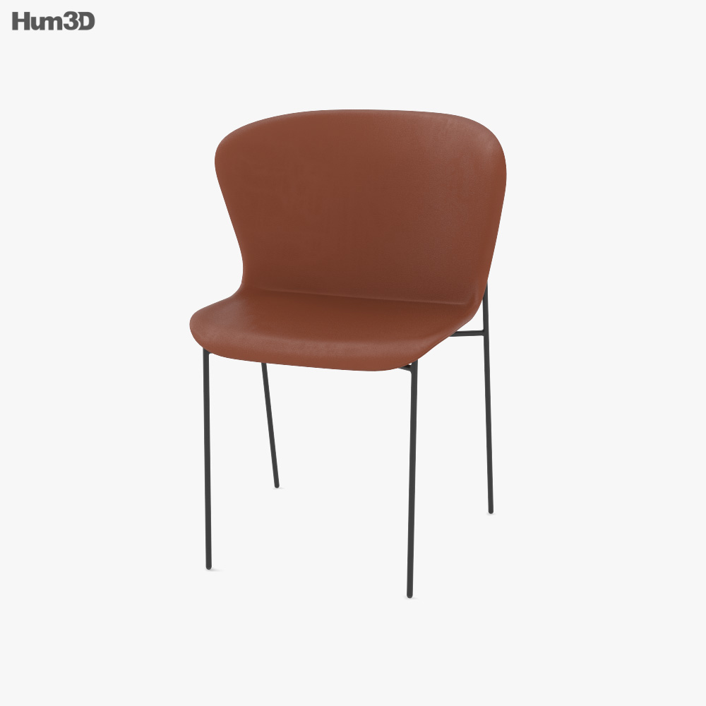 Friends And Founders Le Pipe Dining chair 3D model