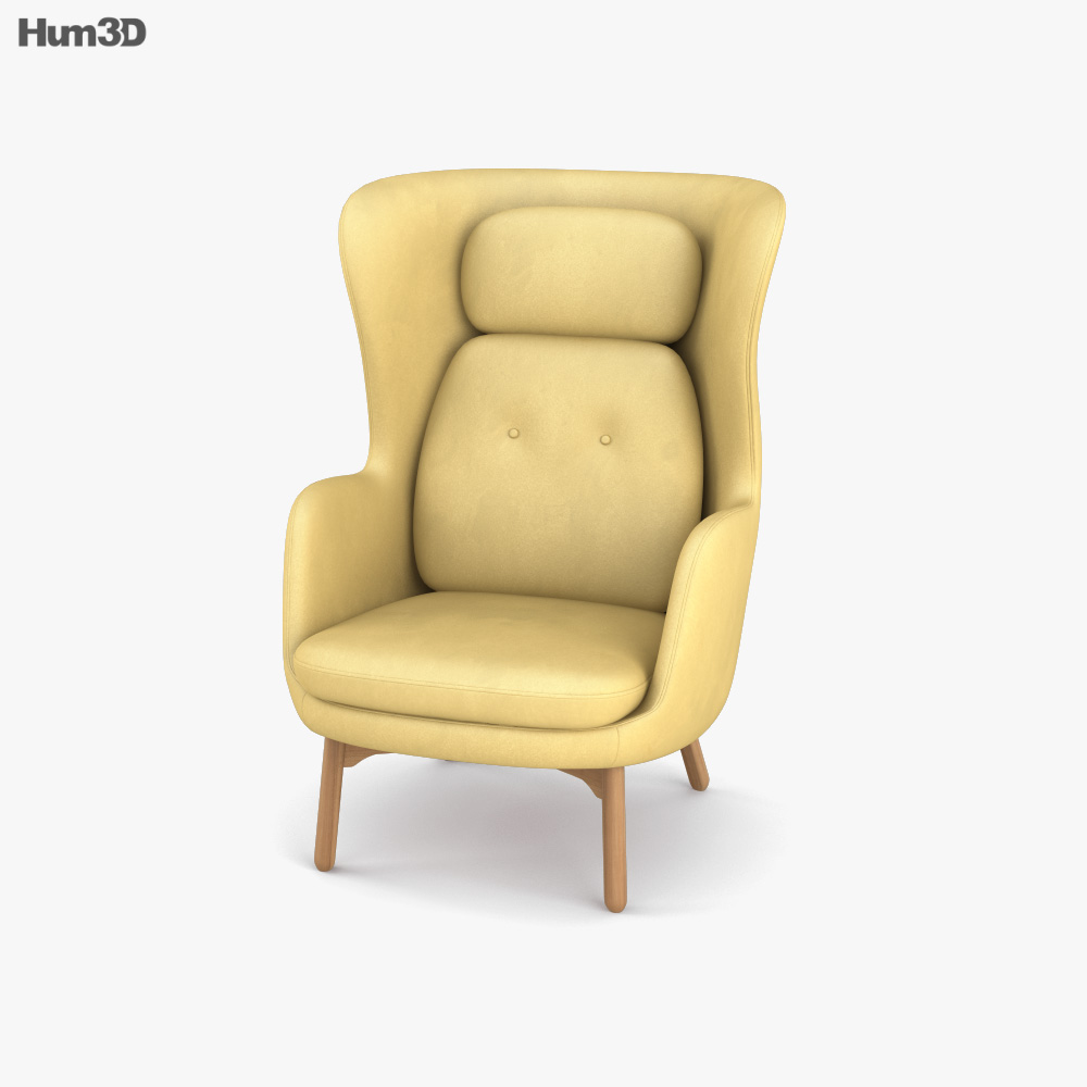Fritz Hansen Ro Lounge chair 3D model