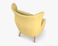 Fritz Hansen Ro Lounge chair 3D модель