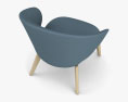 Fritz Hansen Let Lounge chair 3d model