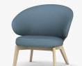 Fritz Hansen Let Lounge chair 3D 모델 