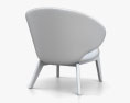 Fritz Hansen Let Lounge chair Modello 3D