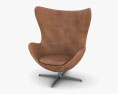 Fritz Hansen Egg Chair 3d model