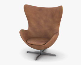 Fritz Hansen Egg Chair 3D model