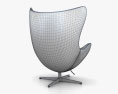 Fritz Hansen Egg 肘掛け椅子 3Dモデル