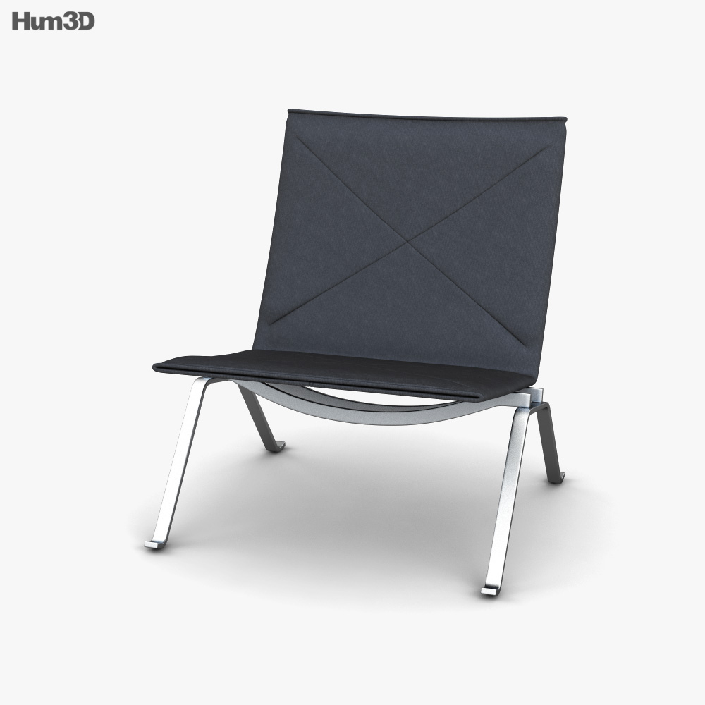 Fritz Hansen PK22 Cadeira Modelo 3d