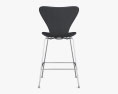 Fritz Hansen Series 7 Counter Chair 3d model