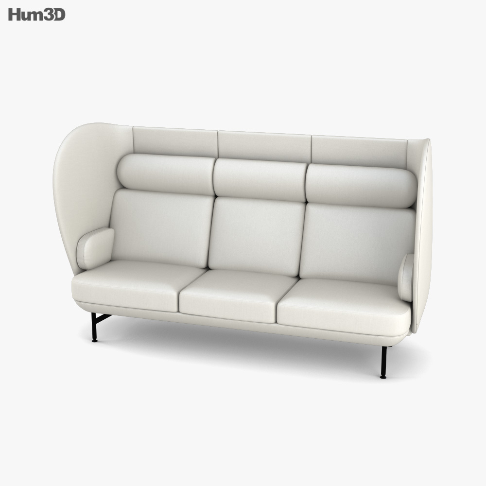 Fritz Hansen Plenum Sofa Modèle 3D
