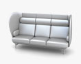 Fritz Hansen Plenum Sofa 3D-Modell