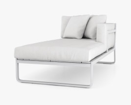 Gandia Blasco Flat Modular 2 Sofa 3D model